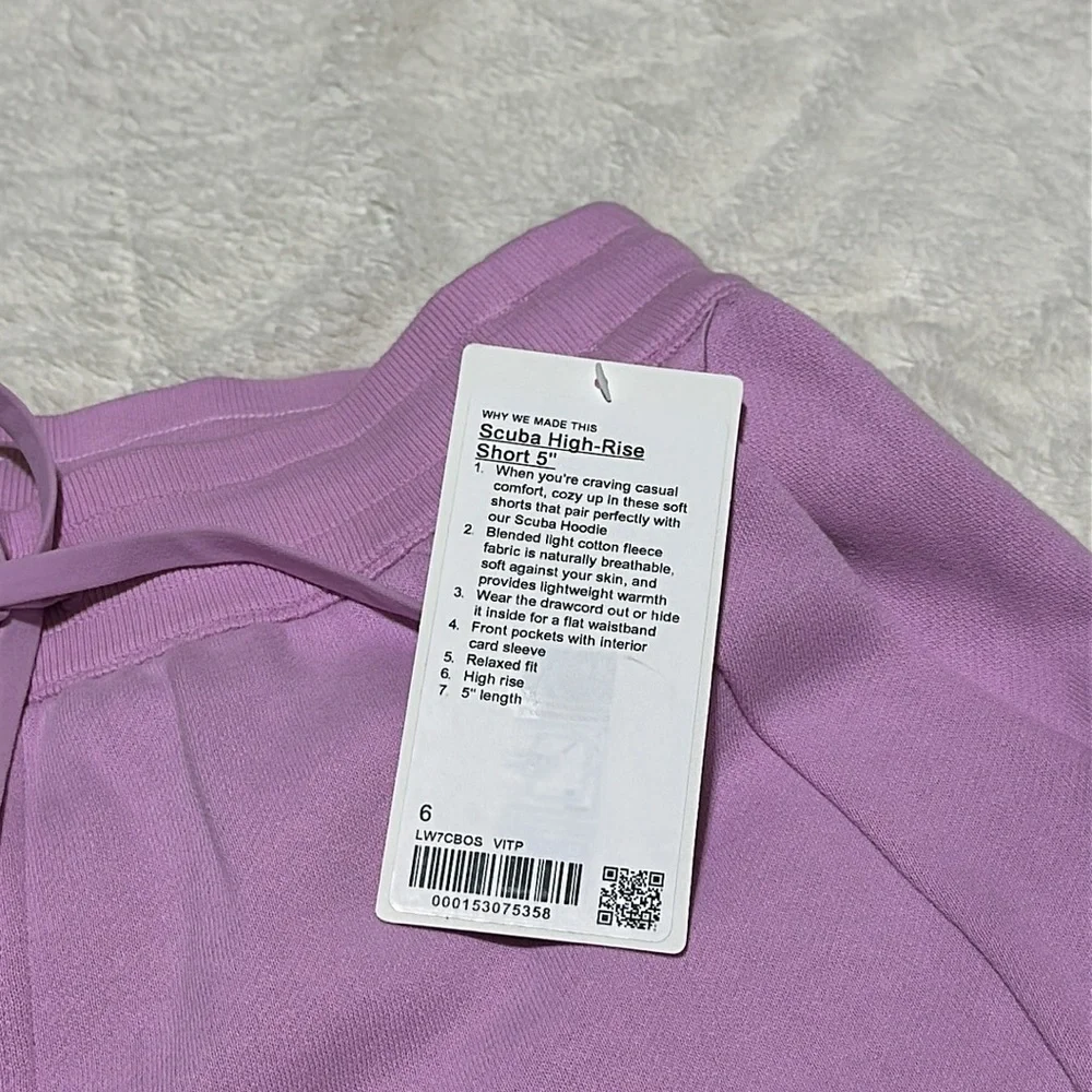 Lululemon | size 6 | scuba high rise shorts 5” - Picture 13 of 14